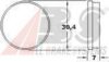  36114 Brake Pad Set, disc parking brake